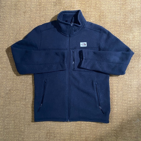 THE NORTH FACE Gordon Lyons Classic Full Zip Mens Fleece black sweater - Picture 1 of 5